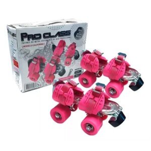 PATIN METAL 4 RUEDAS ROSA 28 AL 41 -9080044