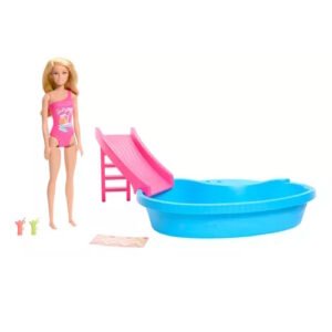 BARBIE PISCINA GLAM CON MUÑECA  -HRJ74