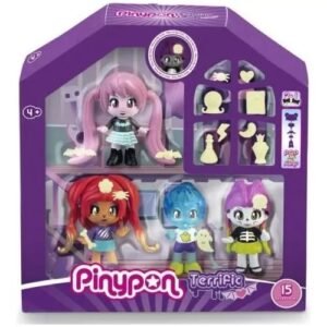 PINYPON TERRIFIC FRIENDS FIGURAS X4 CON ACCESORIOS -PNY47000