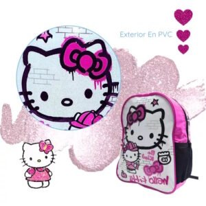 MOCHILA JARDIN 12″ HELLO KITTY GRAFITTI -88124