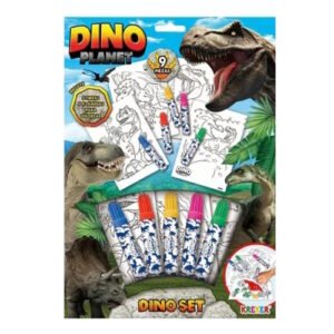 SET DE ARTE DINO SET 9 PZAS -4101