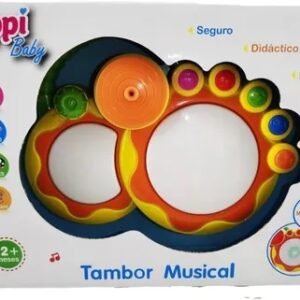 TAMBOR MUSICAL CON LUCES Y SONIDOS -6752