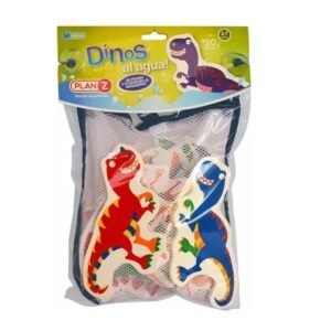 DINOS AL AGUA JUEGO PARA BAÑERA -A/DINO