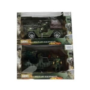 SET MILITAR C/SOLDADO Y VEHICULO MED -8323