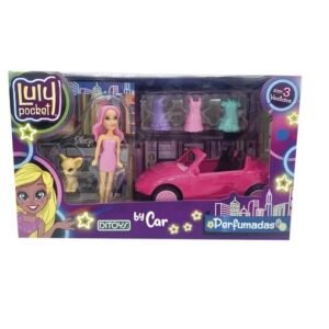 LULY POLLY POCKET  CON AUTO Y ACC -2427