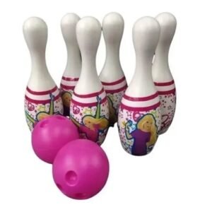 JUEGO DE BOWLING CHICO BARBIE -260