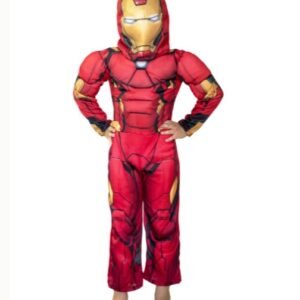 DISFRAZ IRONMAN CON MUSCULOS T2 -123610