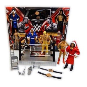 SET DE LUCHA LIBRE CON RING Y MUÑECOS -50257