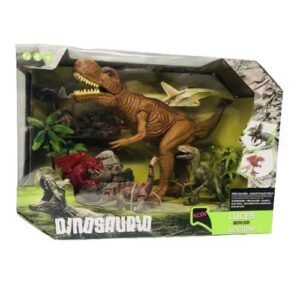 SET DINOSAURIOS CON T REX A PILAS -7097