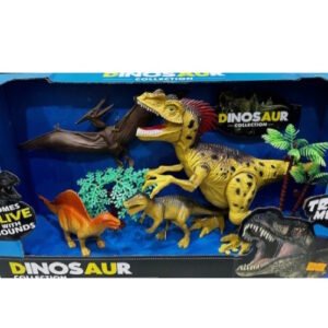 SET DINOSAURIO X4 CON SONIDO -60505