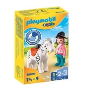 70404 PLAY 123 JINETE CON CABALLO