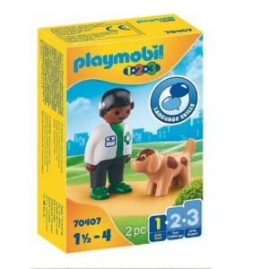 70407 PLAY 123 VETERINARIO CON PERRO