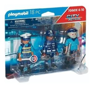 70669 PLAY SET POLICIAS X3