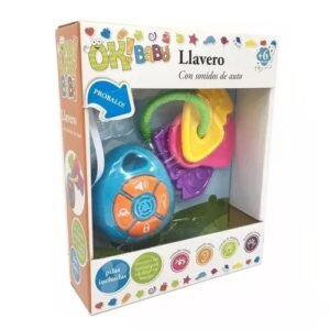 LLAVERO BEBE CON SONIDOS OK BABY -OKBB0110