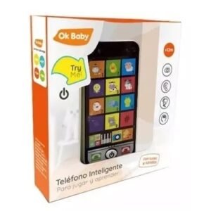 SMART PHONE BEBE CON SONIDOS OK BABY -OKBB0138