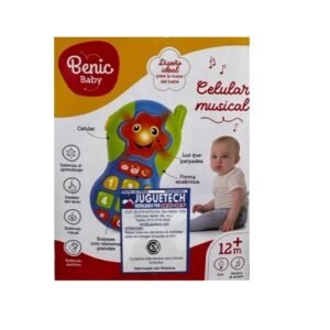 CELULAR MUSICAL CON LUZ Y SONIDO BENIC BABY -6589