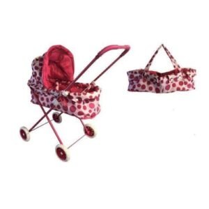 COCHE CUNA PARA MUÑECA METAL -6030