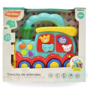 TRENCITO DE ANIMALES CON SONIDOS OK BABY -OKBB0167