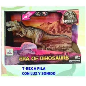 TIRANOSAURIO A PILAS ERA OF DINOSAURS CON LUZ Y SONIDO -6662