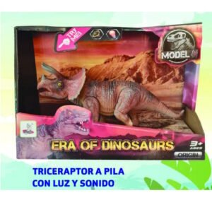 TRICERATOPS A PILAS ERA OF DINOSAURS CON LUZ Y SONIDO -6663