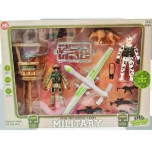 SET MILITAR GRANDE FIGURAS CON TORRE DRONE Y ACCESORIOS -6667