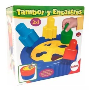 TAMBOR CON ENCASTRES -5108