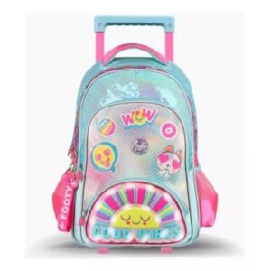 MOCHILA CON CARRO 18″ SUNSHINE LUZ LED -F2151