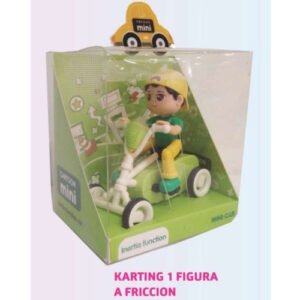 MUÑECO CON KARTING FRICCION MINI CAR -6702