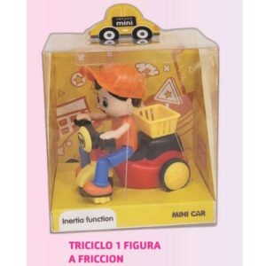 MUÑECO CON TRICICLO FRICCION MINI CAR -6705