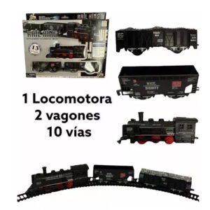 TREN A PILAS RAIL KING C/LUZ -6794