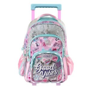 MOCHILA CON CARRO 18″FOOTY VIBES -F2121