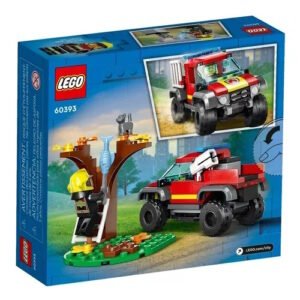 60393 LEGO CAMION DE BOMBERO 4X4 DE  RESCATE