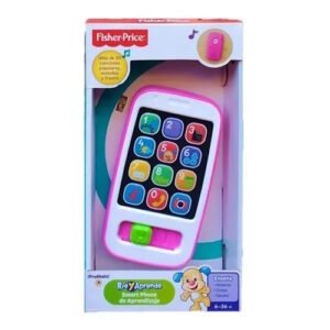 SMARTPHONE MUSICAL RIE Y APRENDE ROSA FISHER PRICE -DKK12