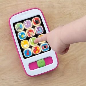 SMARTPHONE MUSICAL RIE Y APRENDE ROSA FISHER PRICE -DKK12