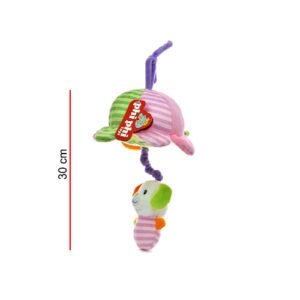 CUNERO MUSICAL PERRITO CON GLOBO 25CM -2728