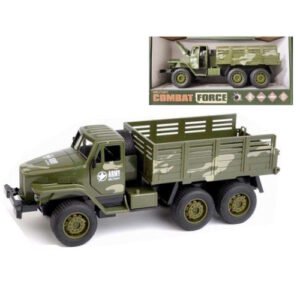 CAMION MILITAR PULLBACK COMBAT FORCE 17CM -BL8088