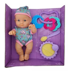 BEBE CUTE BABY CON ACCESORIOS DE JUEGO-1545