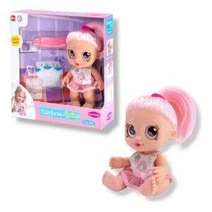 MUÑECA BABY RAINBOW CON ACCESORIOS -BA0817