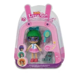 MUÑECA MINI CON MASCOTA LITTLE GIRL -6872