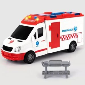 AMBULANCIA CON LUZ Y SONIDO CITY TRUCK -BL8578