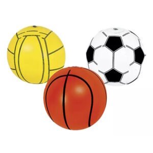 PELOTA INFLABLE DEPORTE 40CM -IKOUT025