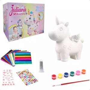 DISEÑA TU ALCANCIA JULIANA I LOVE UNICORNS -SISJUL109