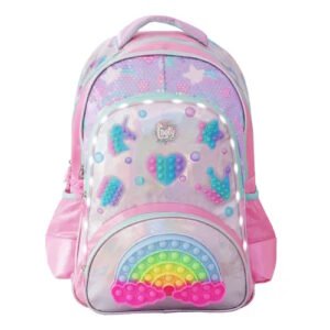 MOCHILA 18″ FOOTY RAINBOW CON LUZ -F6303